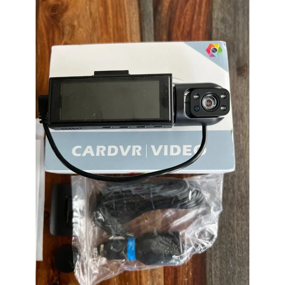 CarDVR DashCam forward/rear facing camera